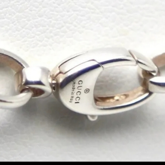 Gucci Luxury Necklace Sterling Silver 16inch chain - Picture 5 of 11